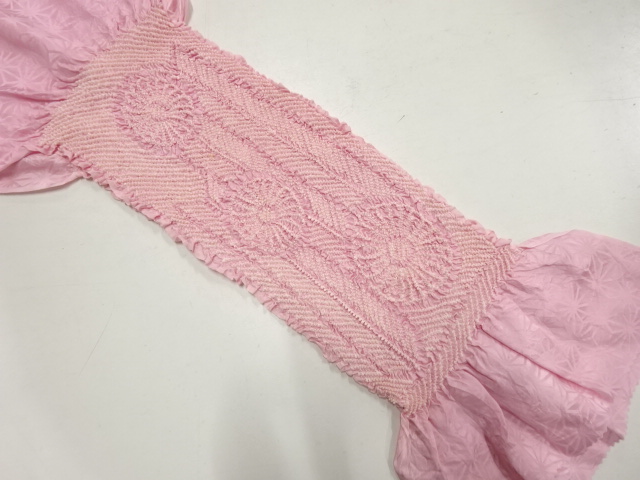 正絹　絞り　帯揚げ