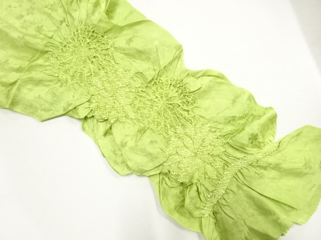 正絹　絞り　帯揚げ