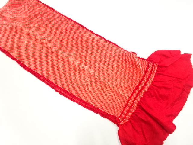 正絹　絞り　振袖用帯揚げ