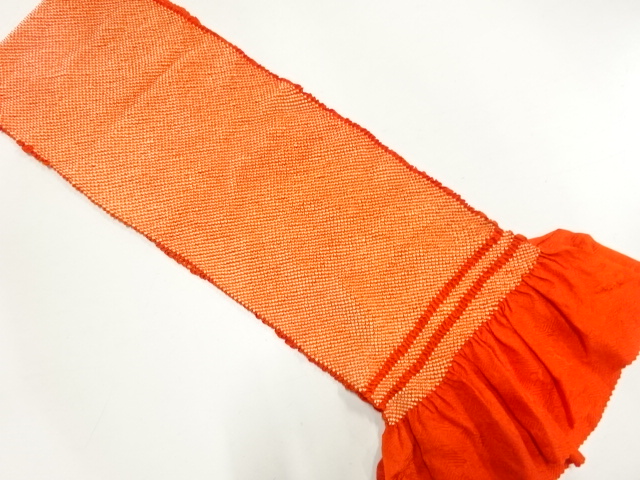 正絹　絞り　振袖用帯揚げ