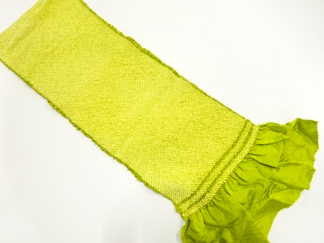 正絹　絞り　振袖用帯揚げ