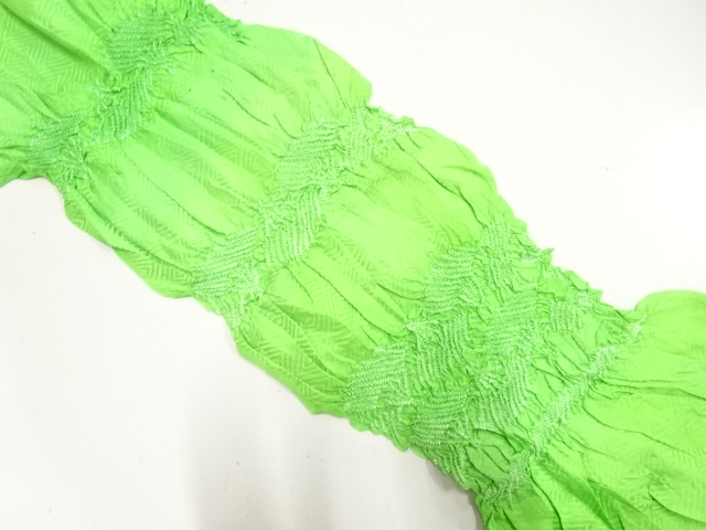 正絹　絞り　帯揚げ