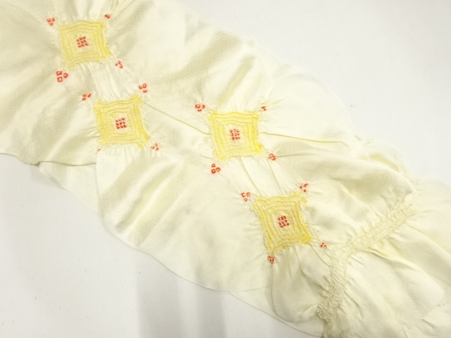 正絹　絞り　帯揚げ