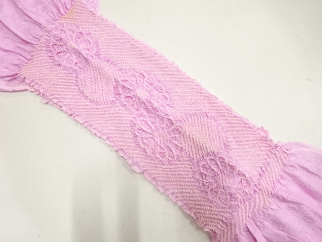 正絹　絞り　帯揚げ