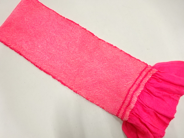 正絹　絞り　振袖用帯揚げ