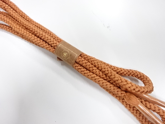 未使用品　正絹　手組帯締め