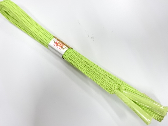 未使用品　正絹　手組帯締め