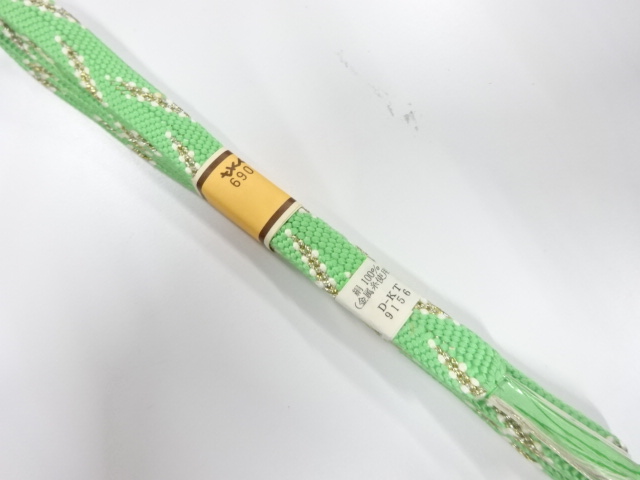 未使用品　正絹　手組帯締め