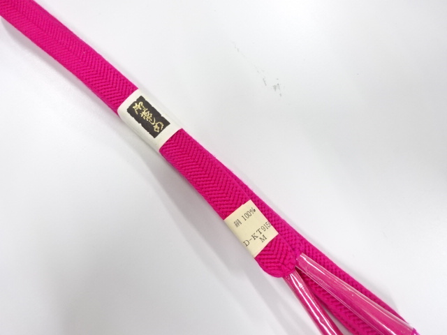 未使用品　正絹　手組帯締め