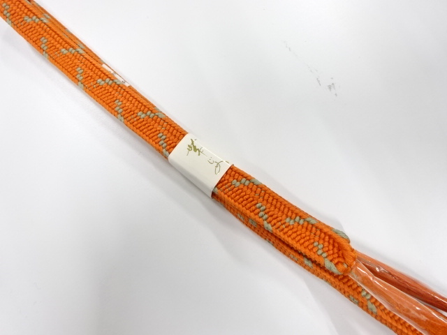 未使用品　正絹　手組帯締め