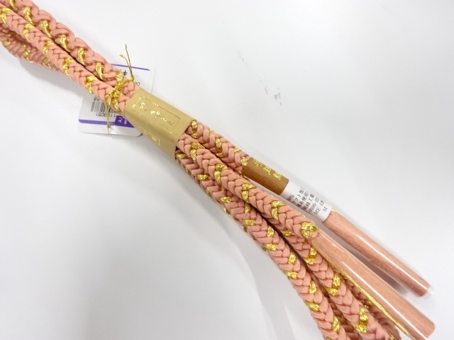 未使用品　正絹　手組帯締め