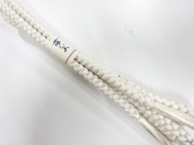 未使用品　正絹　手組帯締め