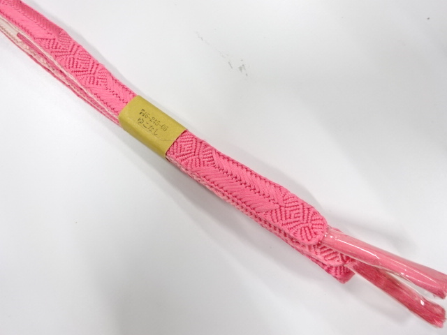 未使用品　正絹　手組帯締め