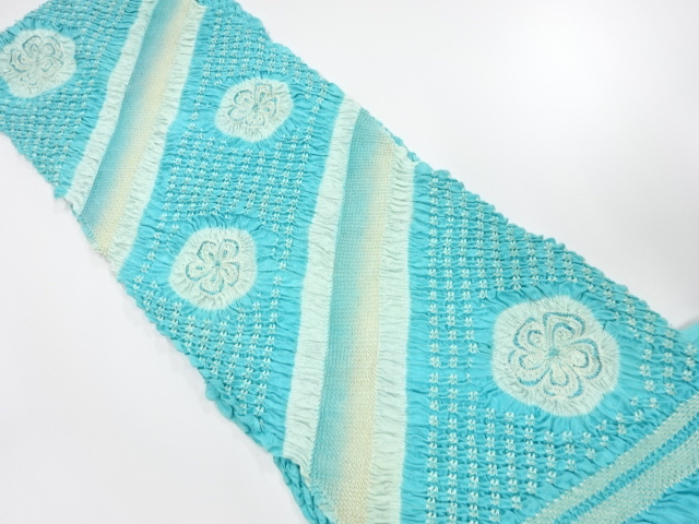 正絹　振袖用　絞り帯揚げ