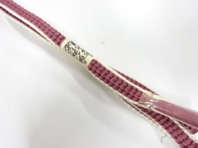 未使用品　正絹　手組帯締め