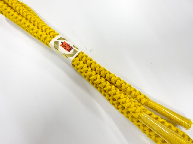 未使用品　正絹　手組帯締め