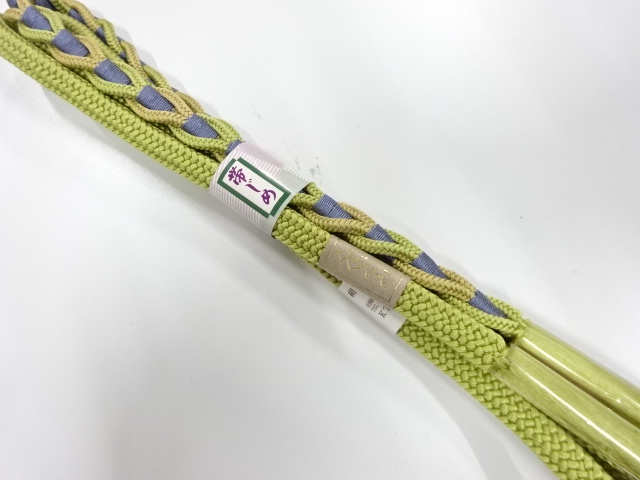 未使用品　正絹　手組帯締め