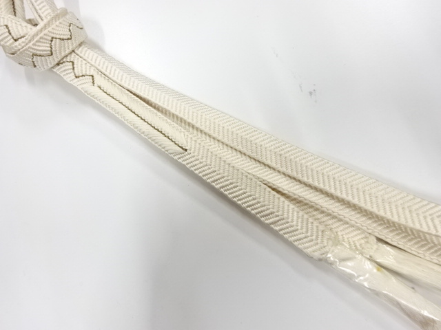 未使用品　正絹　手組帯締め