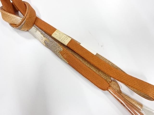 未使用品　正絹　手組帯締め