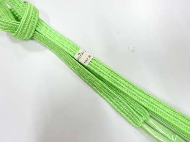 未使用品　正絹　手組帯締め