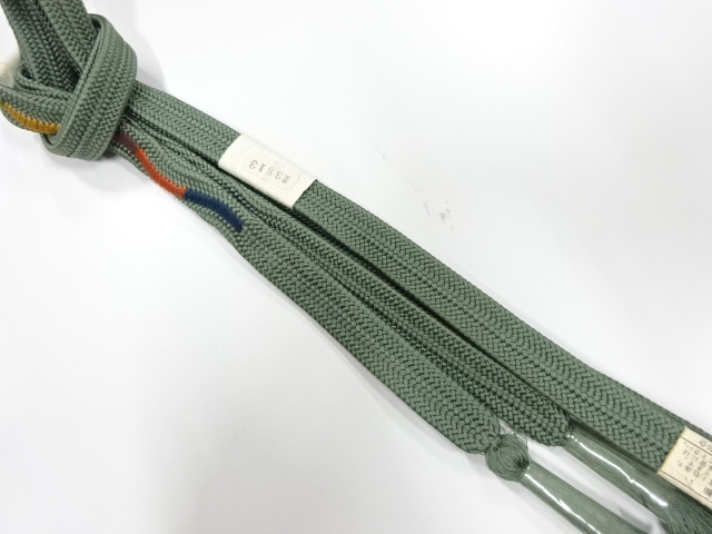 未使用品　正絹　手組帯締め