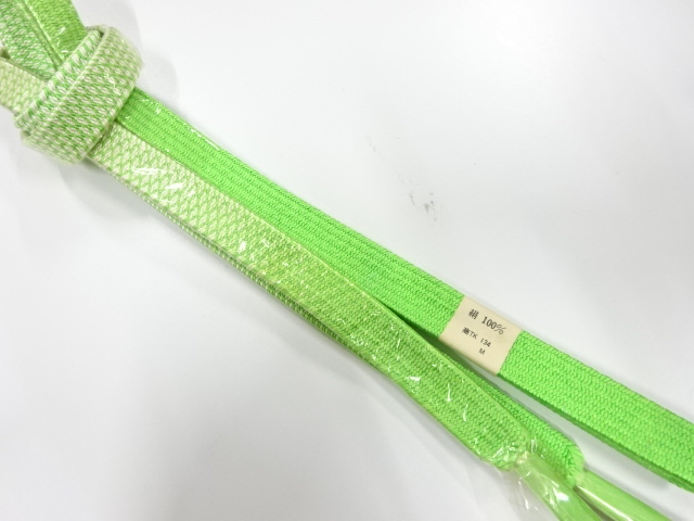 未使用品　正絹　手組帯締め