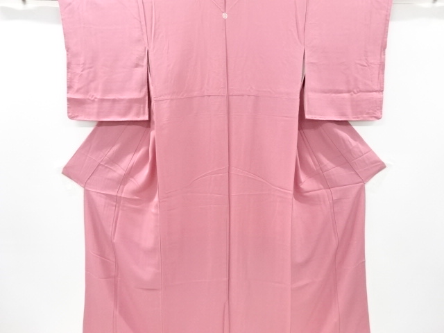 リサイクル　未使用品　一つ紋色無地着物