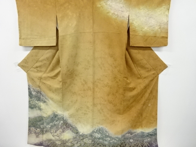 着物・帯 ] - 訪問着・付下げ 未使用品 仕立て上がり 吉野一廉作 銀 