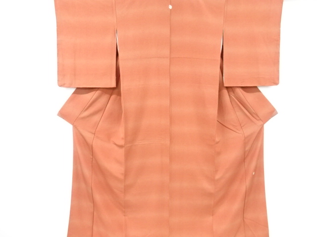 未使用品　仕立て上がり　作家物　大小霰模様一つ紋江戸小紋着物