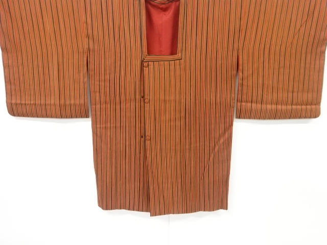 リサイクル　縞模様道行コート