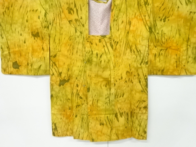 刷毛目模様ロング道行コート