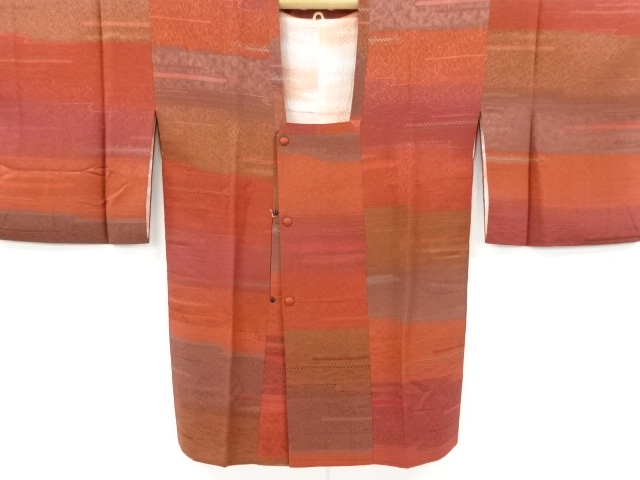 横段模様織り出し暈し道行コート