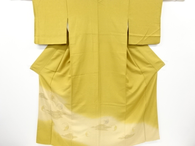 JAPANESE KIMONO / TSUKESAGE HOMONGI / EMBROIDERY / ABSTRACT