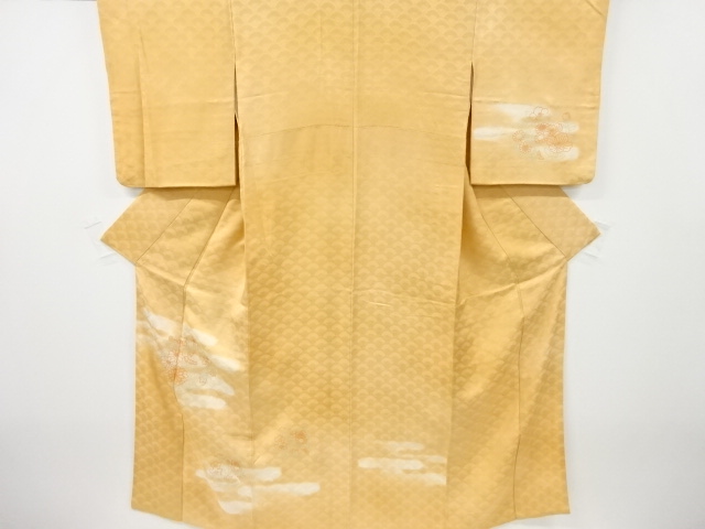 花丸紋にヱ霞模様刺繍訪問着