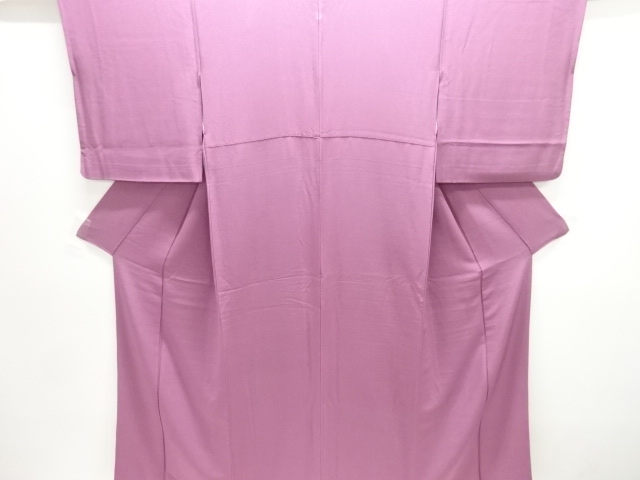 一つ紋色無地着物