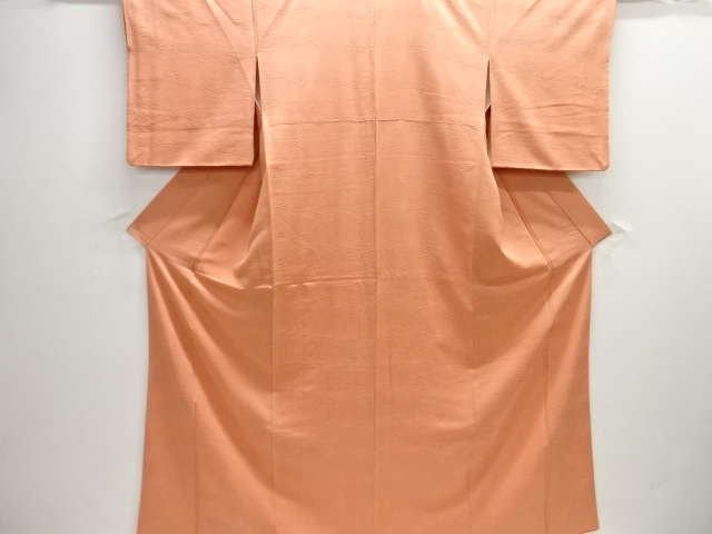 花模様織り出し色無地着物