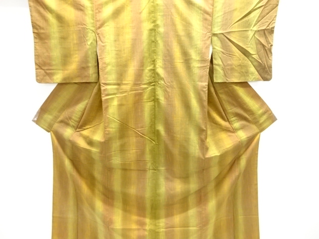 ys7041382; 宗sou 絣柄織り出し手織り節紬着物 ys7041382; 宗sou 絣柄織り出し手織り節紬着物