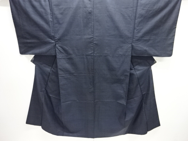 ys7141935; 宗sou 斉藤三才　変わり縞模様小紋着物 小紋 未使用 正絹 染色作家 斉藤三才作 身丈159.5cm 裄丈65cm 小紋