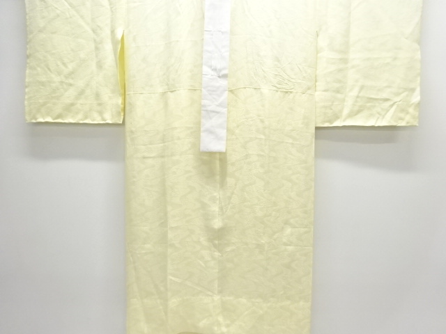 すかし織霞に桜模様織出し長襦袢