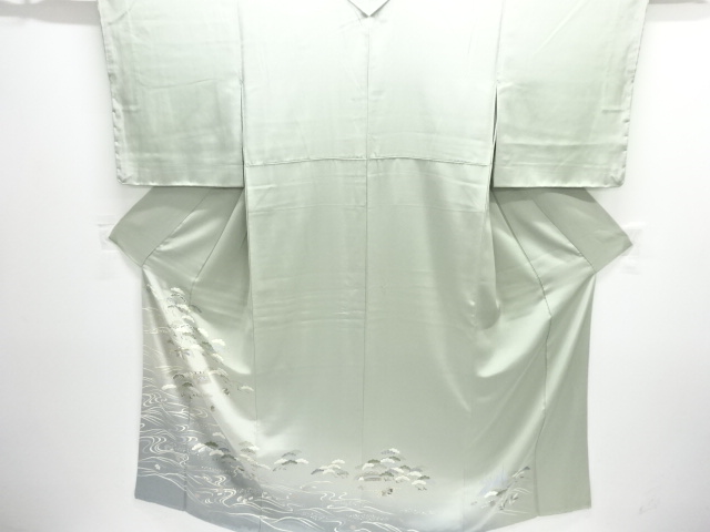 JAPANESE KIMONO / IRO-TOMESODE / SCENERY