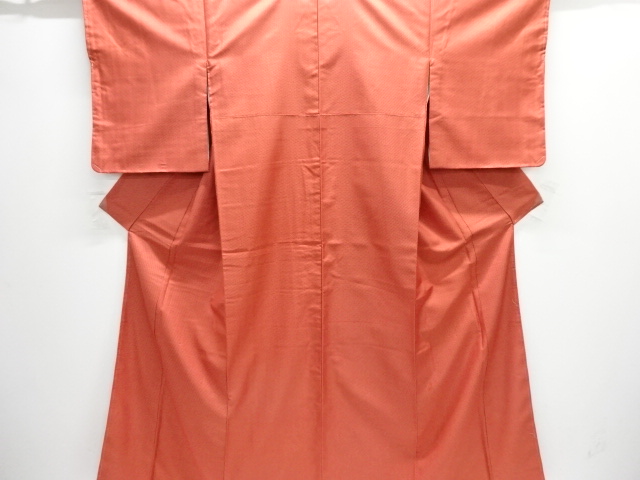 JAPANESE KIMONO / OMESHI / NISHIJIN-ORI / WOVEN CROSS KASURI PATTERN