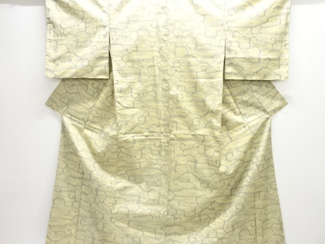 JAPANESE KIMONO / OMESHI / NISHIJIN-ORI / WOVEN ABSTRACT