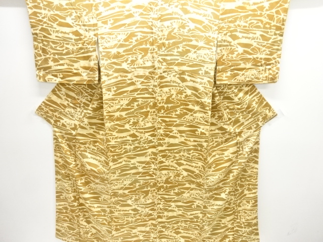抽象模様小紋着物