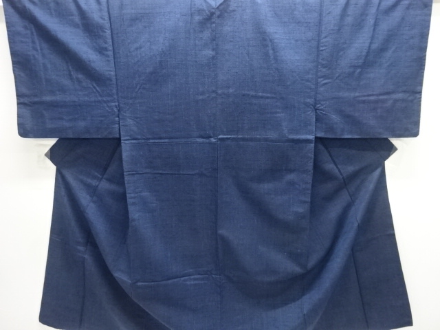 JAPANESE KIMONO / ANTIQUE MENS KIMONO / SILK / TSUMUGI