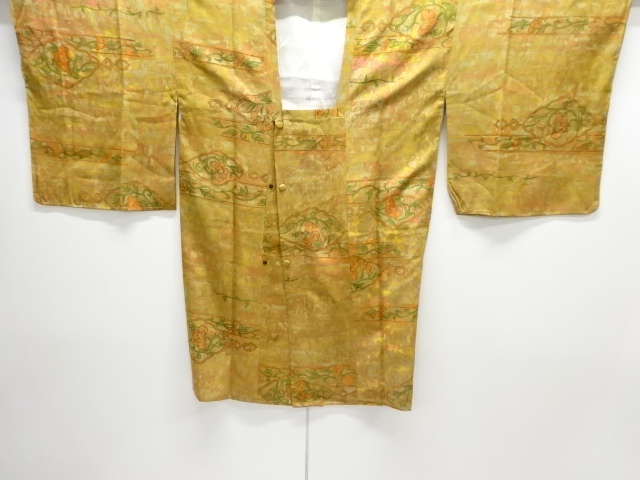 JAPANESE MICHIYUKI COAT / UNUSED / FLOWER ARABESQUE