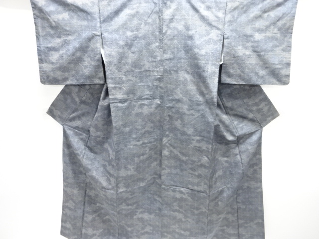 JAPANESE KIMONO / ANTIQUE KIMONO / SILK / TSUMUGI / WOVEN MIST