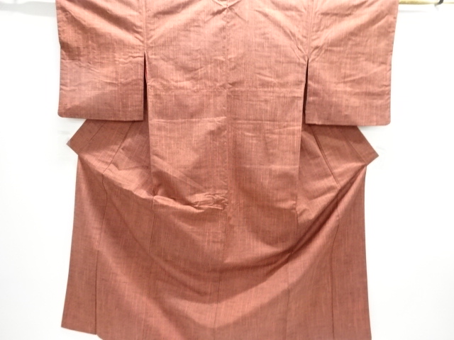 アンティーク　手織り節紬着物