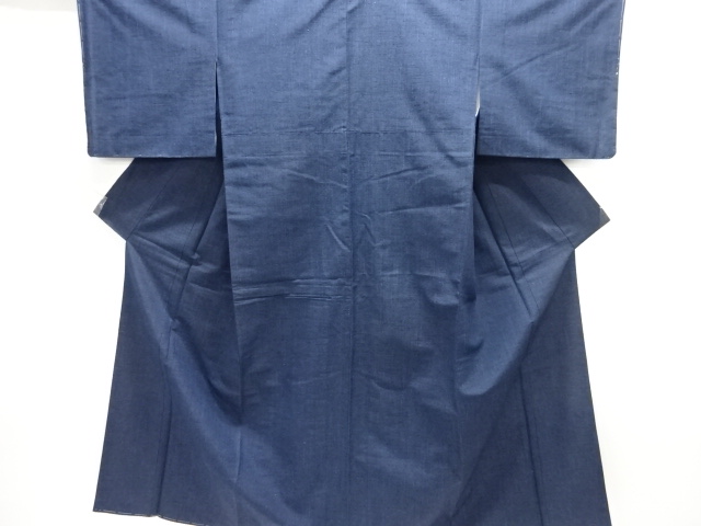 JAPANESE KIMONO / UNUSED ENSEMBLE KIMONO & MICHIYUKI COAT / SILK / MAWATA TSUMUGI