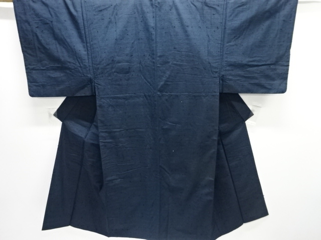 JAPANESE KIMONO / ANTIQUE MENS KIMONO ENSEMBLE / HIGE TSUMUGI