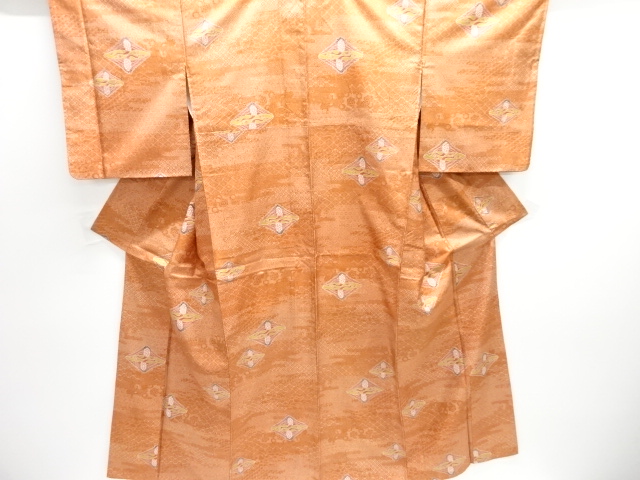 JAPANESE KIMONO / OSHIMA TSUMUGI / CRANES